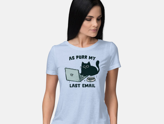 As Purr My Last Email