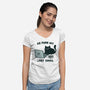 As Purr My Last Email-Womens-V-Neck-Tee-kg07