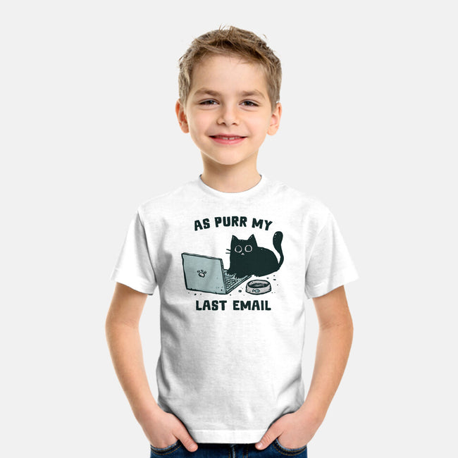 As Purr My Last Email-Youth-Basic-Tee-kg07