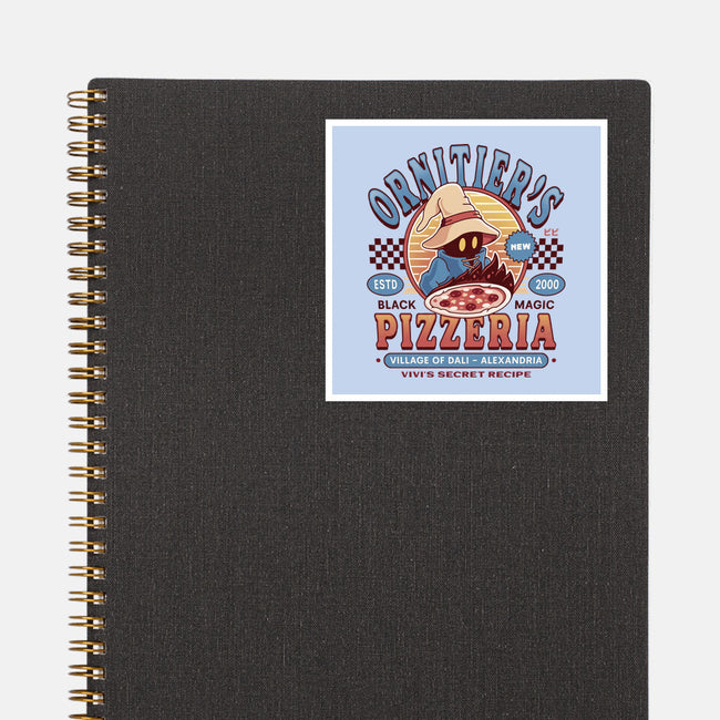 Ornitier Pizzeria Vintage-None-Glossy-Sticker-LAGELANTEE