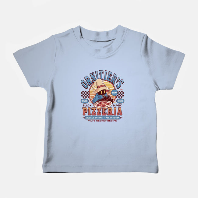 Ornitier Pizzeria Vintage-Baby-Basic-Tee-LAGELANTEE