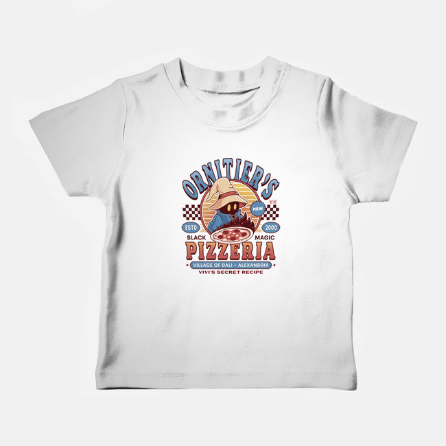 Ornitier Pizzeria Vintage-Baby-Basic-Tee-LAGELANTEE