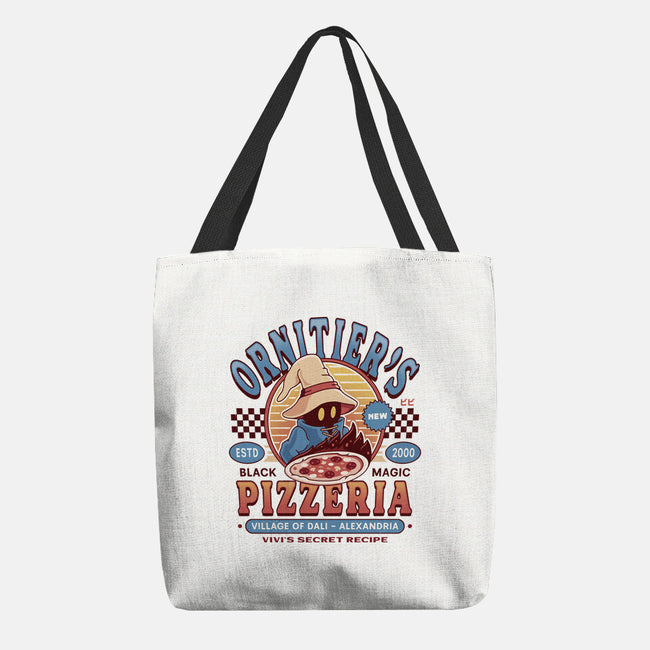 Ornitier Pizzeria Vintage-None-Basic Tote-Bag-LAGELANTEE