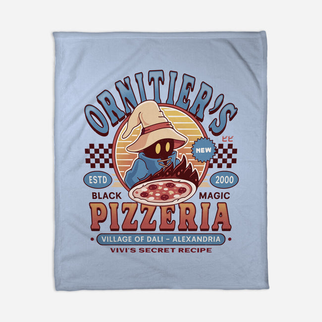 Ornitier Pizzeria Vintage-None-Fleece-Blanket-LAGELANTEE