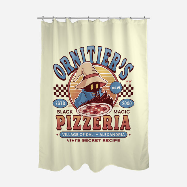 Ornitier Pizzeria Vintage-None-Polyester-Shower Curtain-LAGELANTEE