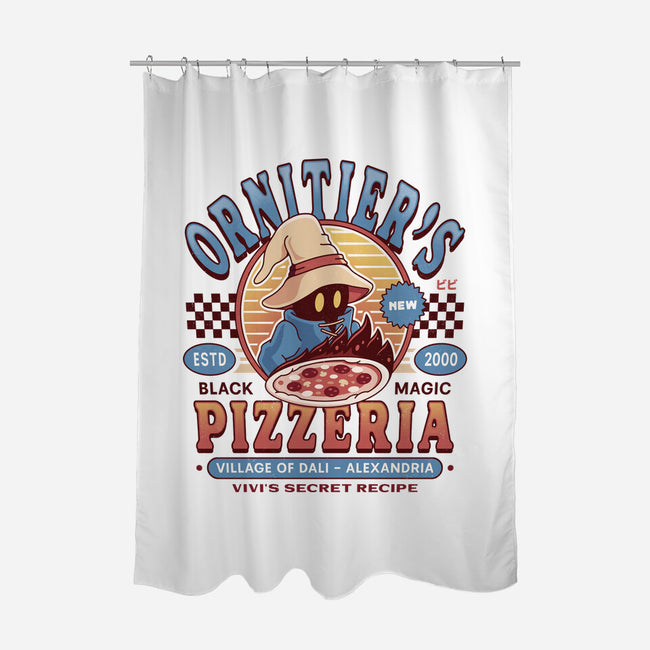 Ornitier Pizzeria Vintage-None-Polyester-Shower Curtain-LAGELANTEE