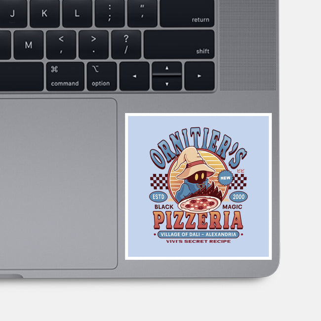 Ornitier Pizzeria Vintage-None-Glossy-Sticker-LAGELANTEE