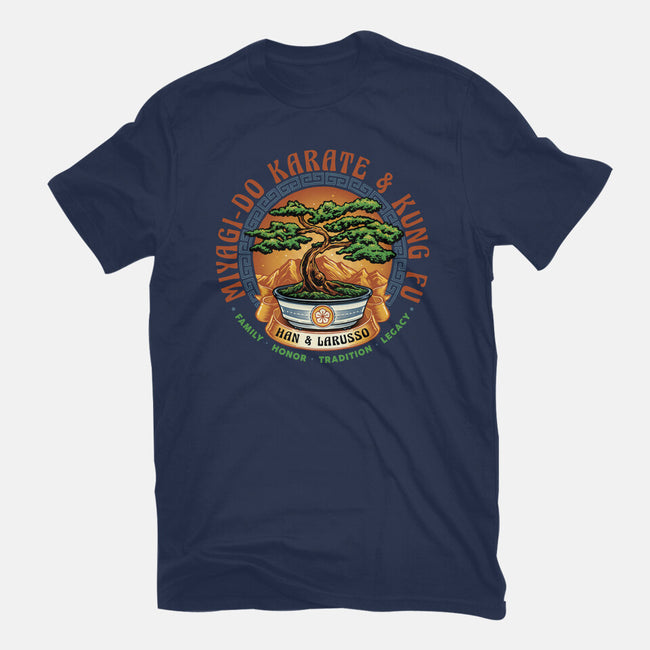 Karate And Kung Fu-Womens-Fitted-Tee-glitchygorilla