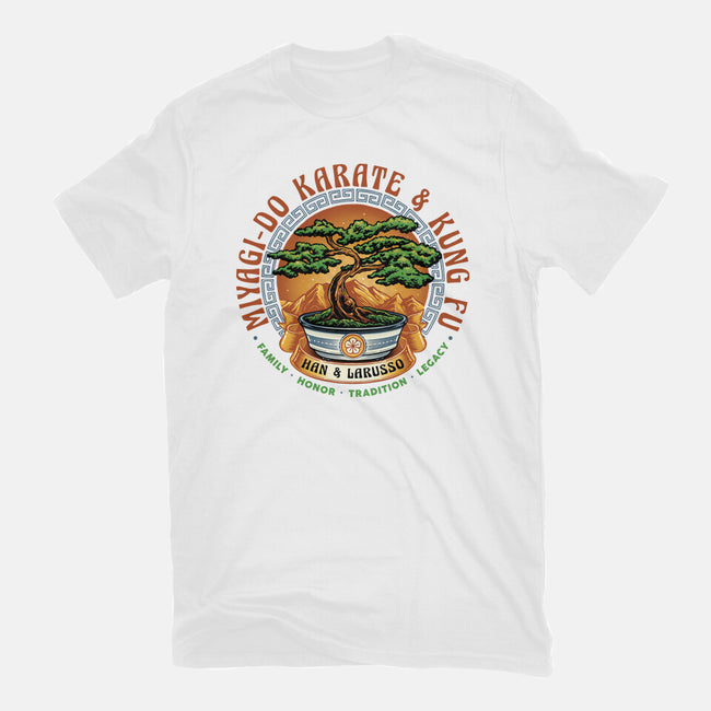 Karate And Kung Fu-Womens-Fitted-Tee-glitchygorilla