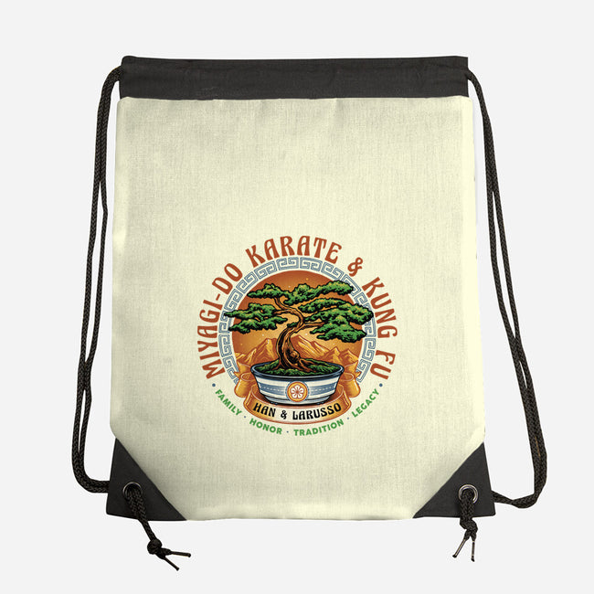 Karate And Kung Fu-None-Drawstring-Bag-glitchygorilla