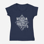 The Wilhelm Scream-Womens-V-Neck-Tee-CappO