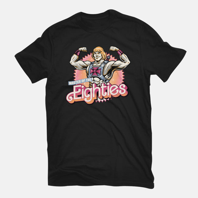 Master Of The Eighties-Womens-Fitted-Tee-glitchygorilla