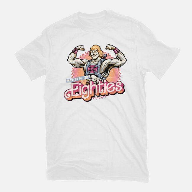 Master Of The Eighties-Womens-Fitted-Tee-glitchygorilla