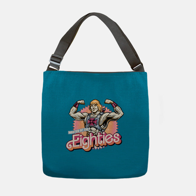 Master Of The Eighties-None-Adjustable Tote-Bag-glitchygorilla