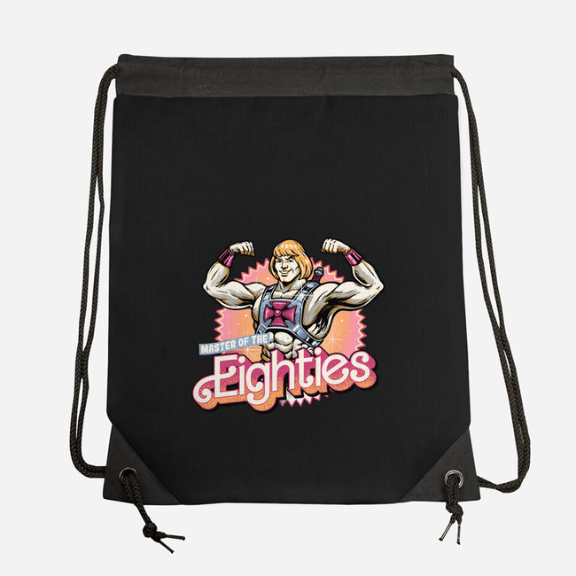 Master Of The Eighties-None-Drawstring-Bag-glitchygorilla