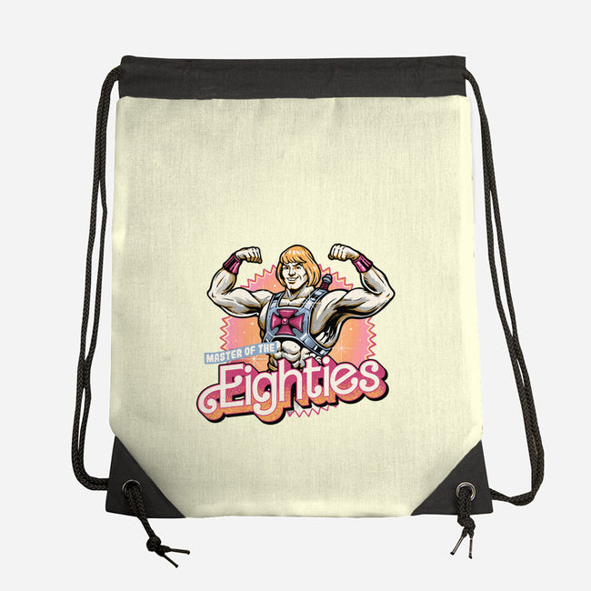 Master Of The Eighties-None-Drawstring-Bag-glitchygorilla