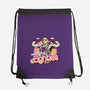 Master Of The Eighties-None-Drawstring-Bag-glitchygorilla