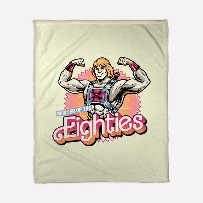 Master Of The Eighties-None-Fleece-Blanket-glitchygorilla