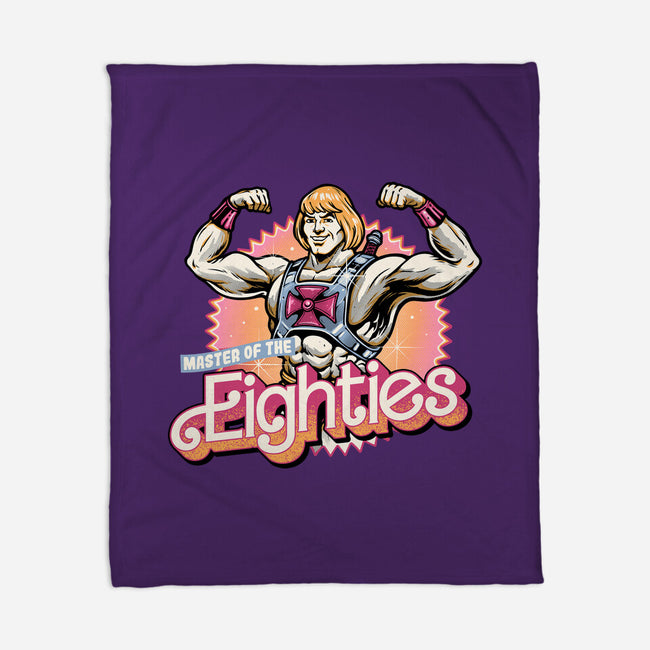 Master Of The Eighties-None-Fleece-Blanket-glitchygorilla