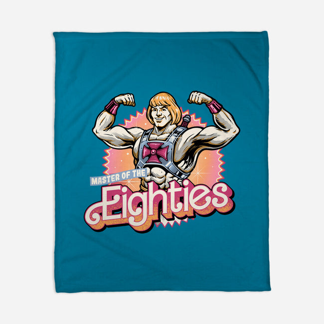 Master Of The Eighties-None-Fleece-Blanket-glitchygorilla