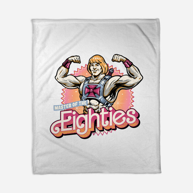 Master Of The Eighties-None-Fleece-Blanket-glitchygorilla