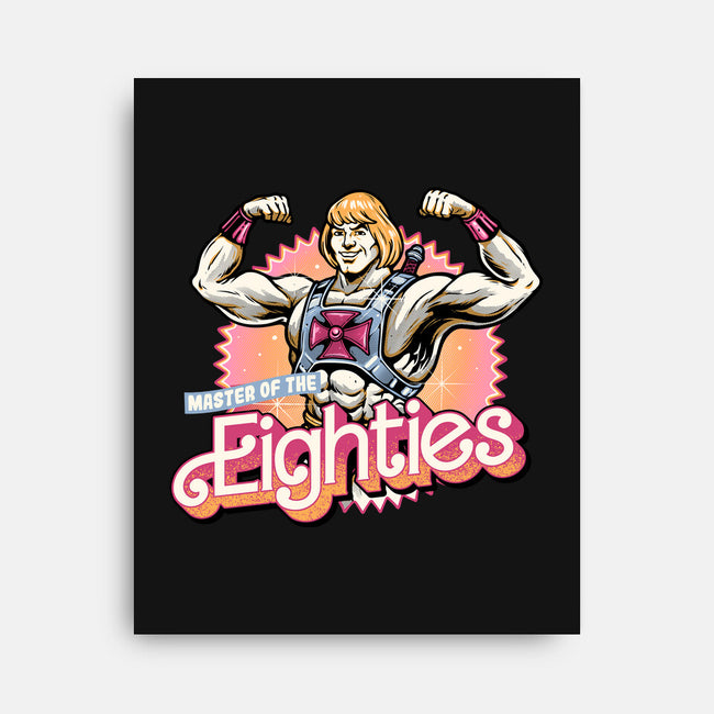 Master Of The Eighties-None-Stretched-Canvas-glitchygorilla