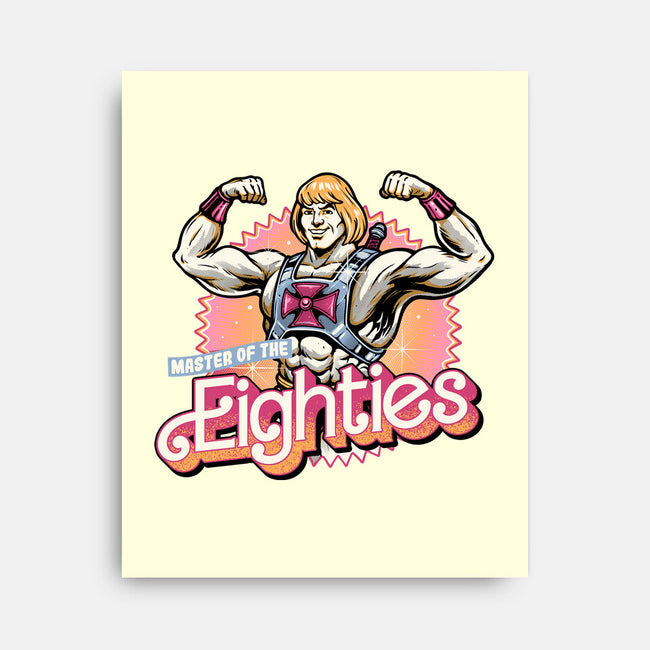 Master Of The Eighties-None-Stretched-Canvas-glitchygorilla
