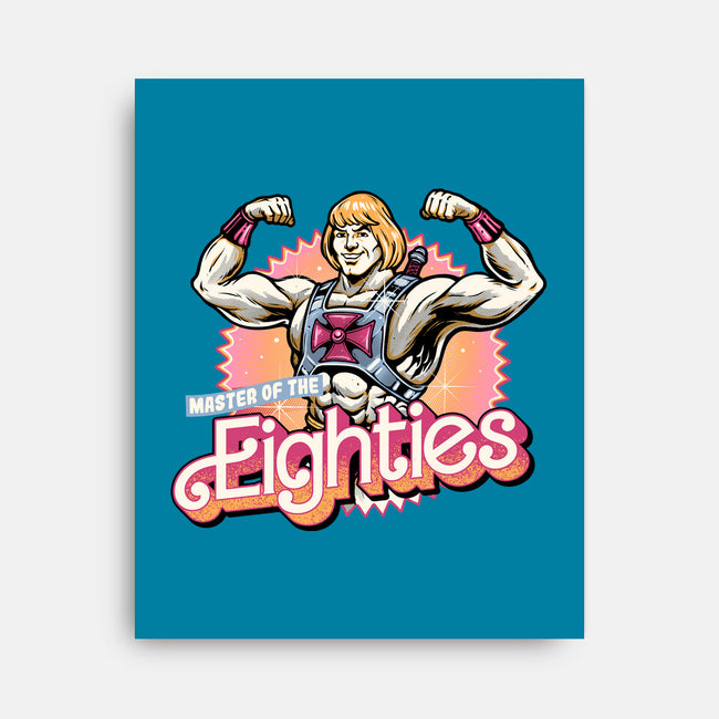 Master Of The Eighties-None-Stretched-Canvas-glitchygorilla