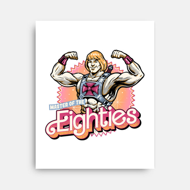 Master Of The Eighties-None-Stretched-Canvas-glitchygorilla