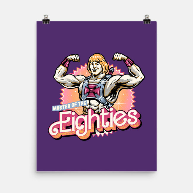 Master Of The Eighties-None-Matte-Poster-glitchygorilla