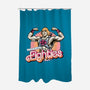 Master Of The Eighties-None-Polyester-Shower Curtain-glitchygorilla