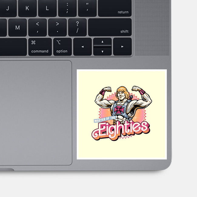 Master Of The Eighties-None-Glossy-Sticker-glitchygorilla