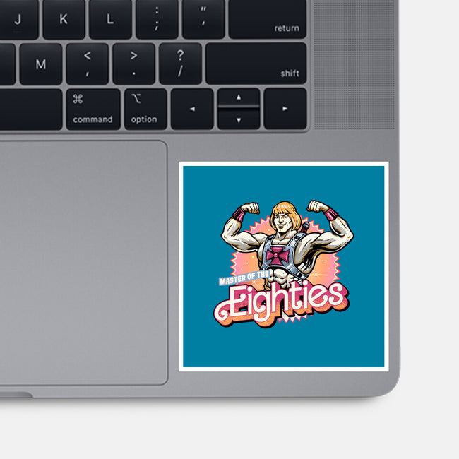 Master Of The Eighties-None-Glossy-Sticker-glitchygorilla