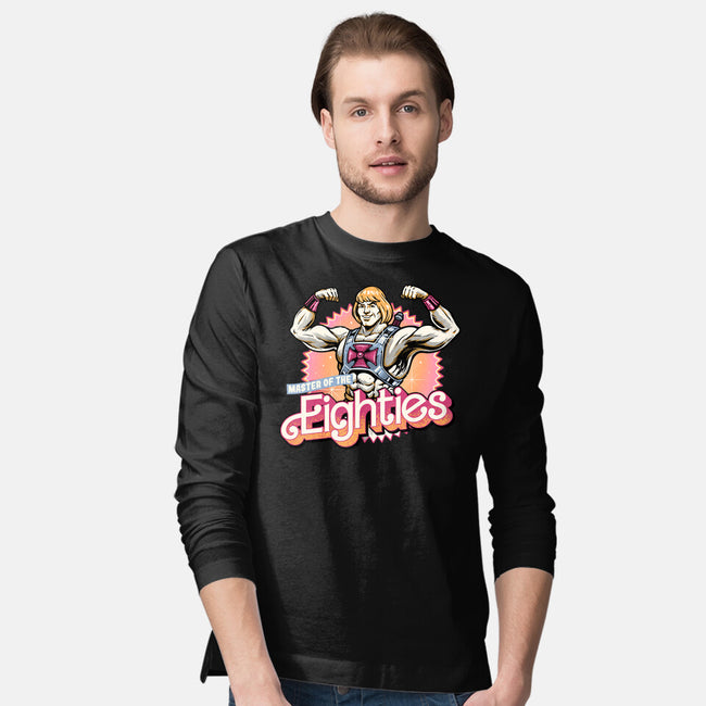 Master Of The Eighties-Mens-Long Sleeved-Tee-glitchygorilla