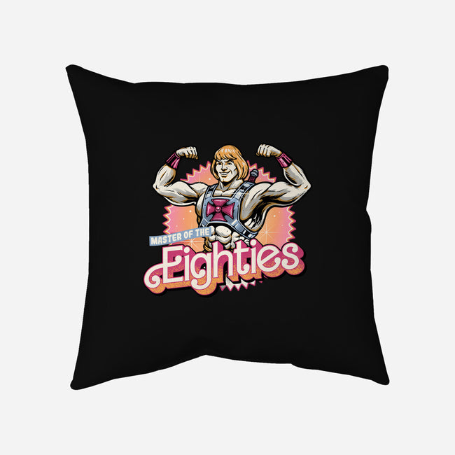 Master Of The Eighties-None-Removable Cover w Insert-Throw Pillow-glitchygorilla