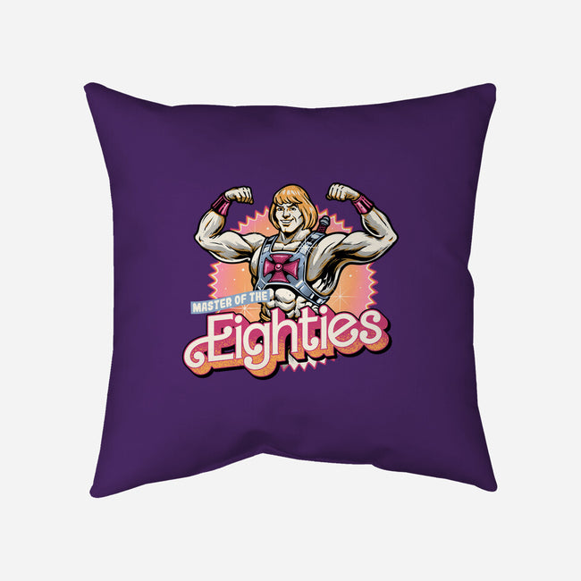 Master Of The Eighties-None-Removable Cover w Insert-Throw Pillow-glitchygorilla