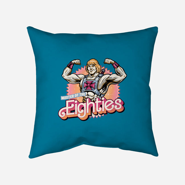 Master Of The Eighties-None-Removable Cover w Insert-Throw Pillow-glitchygorilla