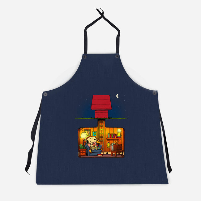 A Cozy Night In-Unisex-Kitchen-Apron-drbutler