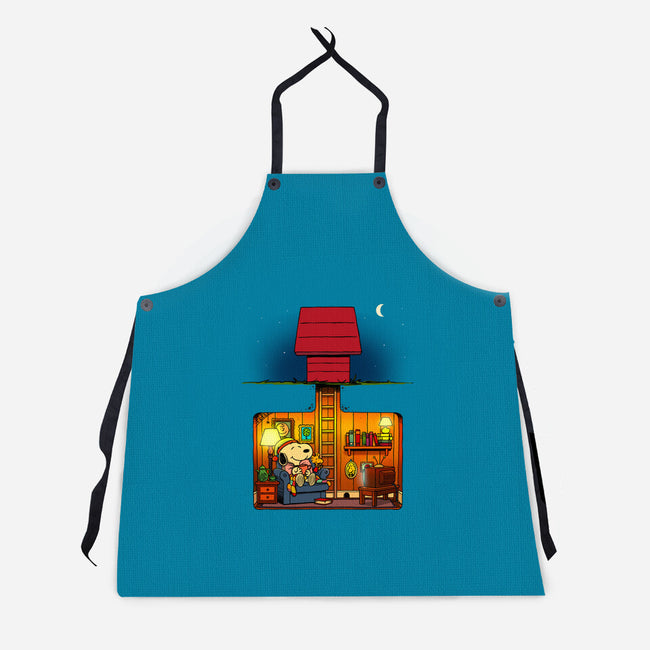 A Cozy Night In-Unisex-Kitchen-Apron-drbutler