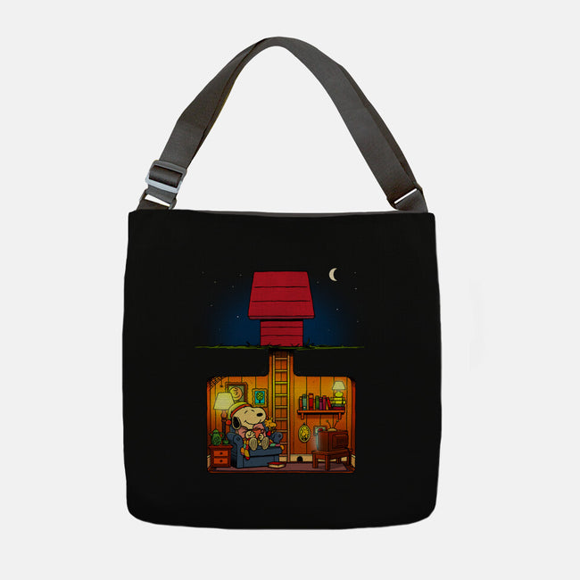 A Cozy Night In-None-Adjustable Tote-Bag-drbutler