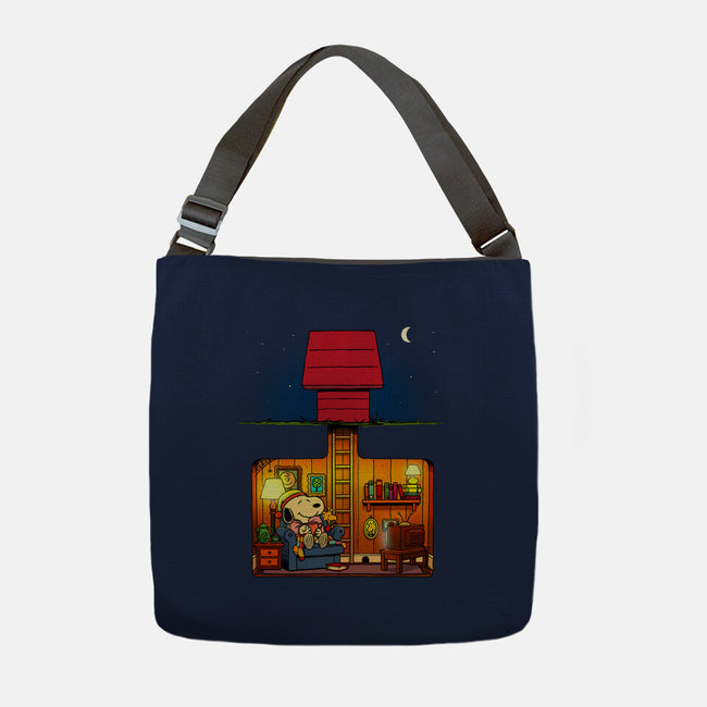 A Cozy Night In-None-Adjustable Tote-Bag-drbutler