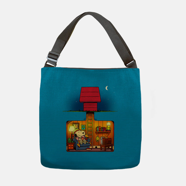 A Cozy Night In-None-Adjustable Tote-Bag-drbutler