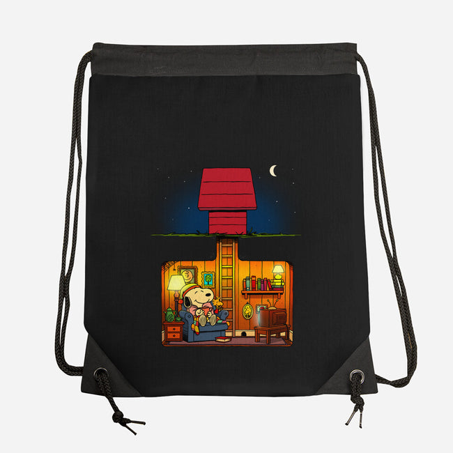 A Cozy Night In-None-Drawstring-Bag-drbutler