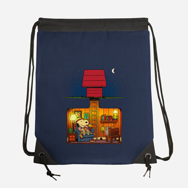 A Cozy Night In-None-Drawstring-Bag-drbutler