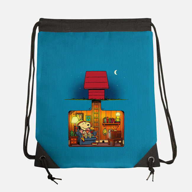 A Cozy Night In-None-Drawstring-Bag-drbutler