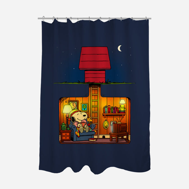 A Cozy Night In-None-Polyester-Shower Curtain-drbutler