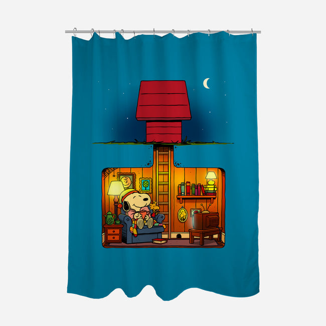 A Cozy Night In-None-Polyester-Shower Curtain-drbutler