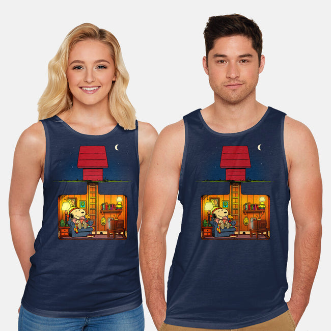 A Cozy Night In-Unisex-Basic-Tank-drbutler