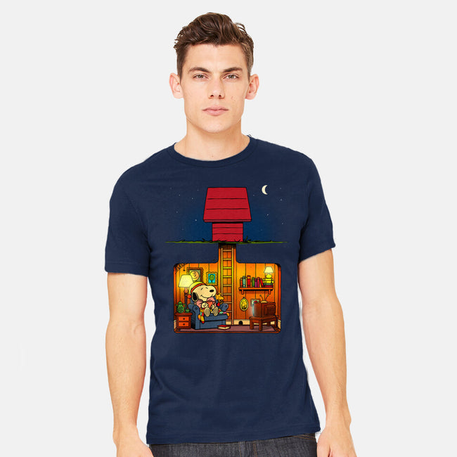 A Cozy Night In-Mens-Heavyweight-Tee-drbutler