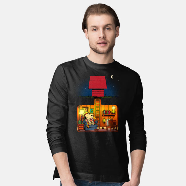 A Cozy Night In-Mens-Long Sleeved-Tee-drbutler